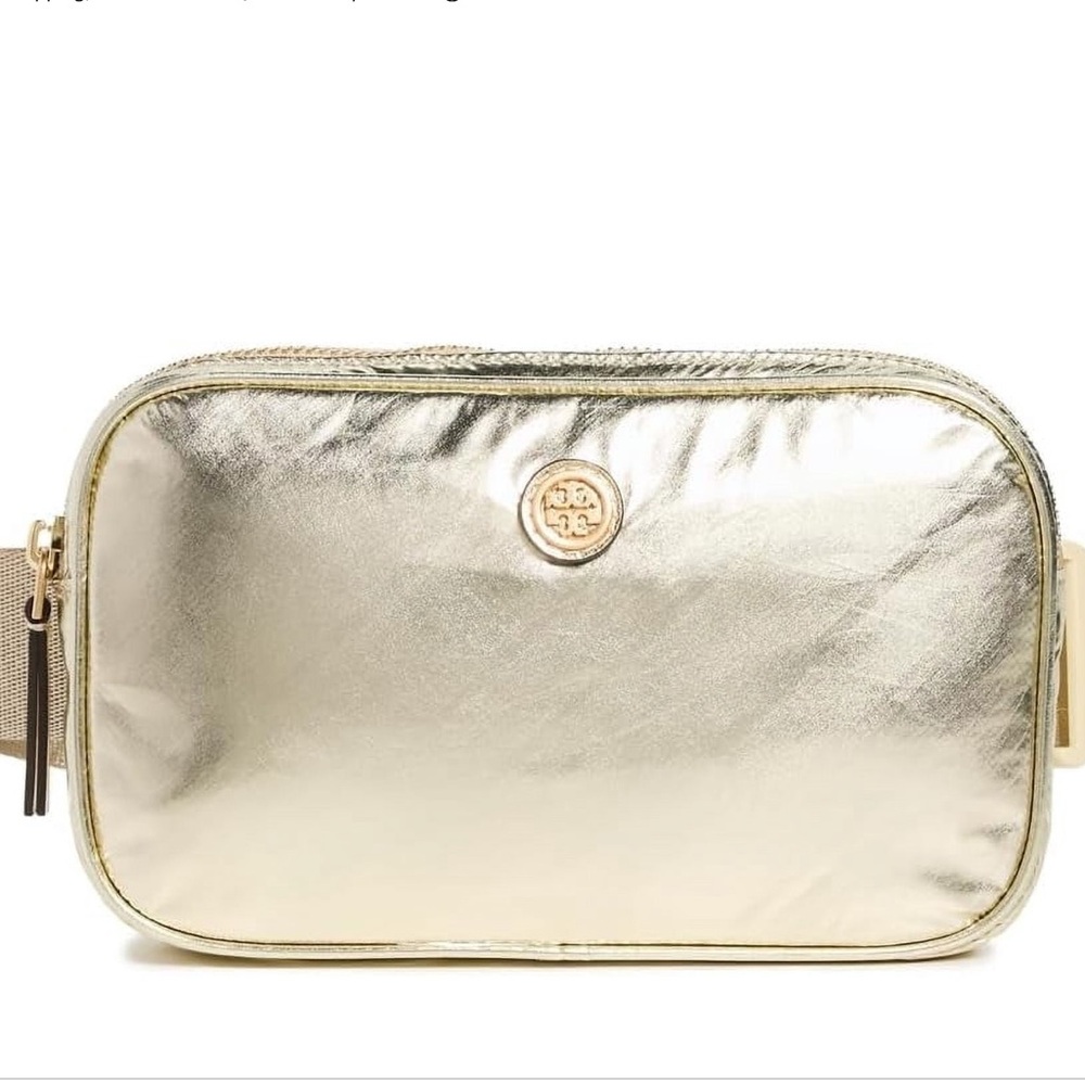 Tory Burch Virginia metallic belt bag